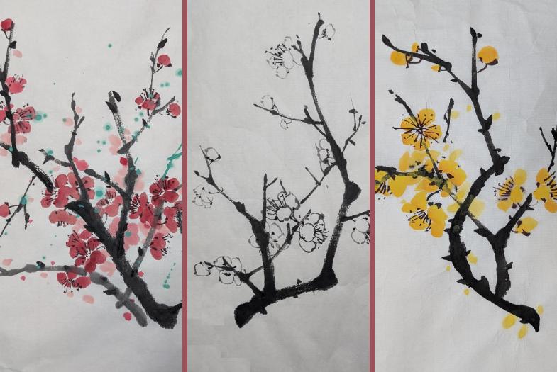 Chinese Brush Painting - Plum Blossom