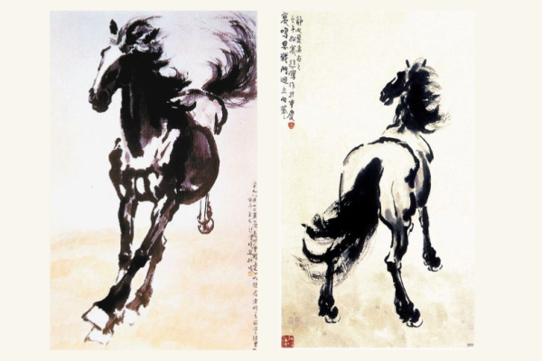 Chinese Brush Painting – Horses Chinese Brush Painting - Horses