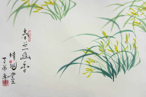Chinese Brush Painting - Orchids