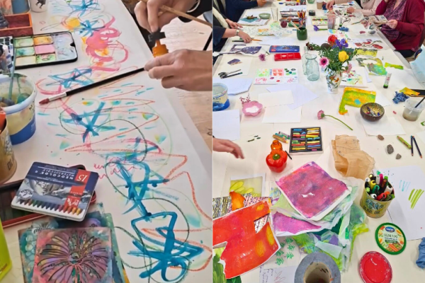 Mixed Media for Wellbeing Workshop